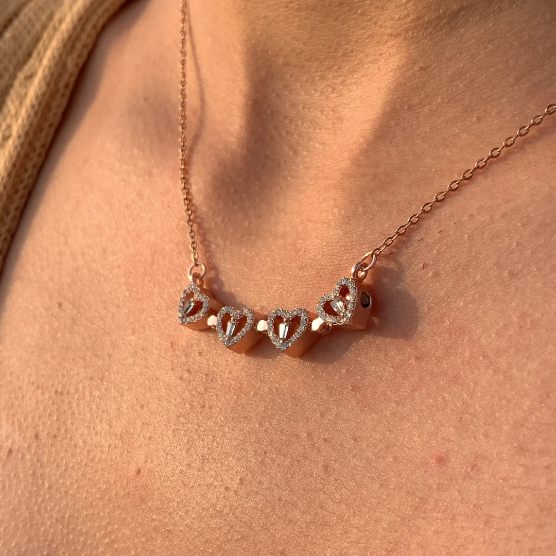 Collar Trébol de Corazones